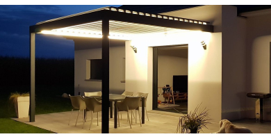 La pergola Lounge de nuit